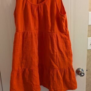 Universal Thread Orange Sleeveless Sundress